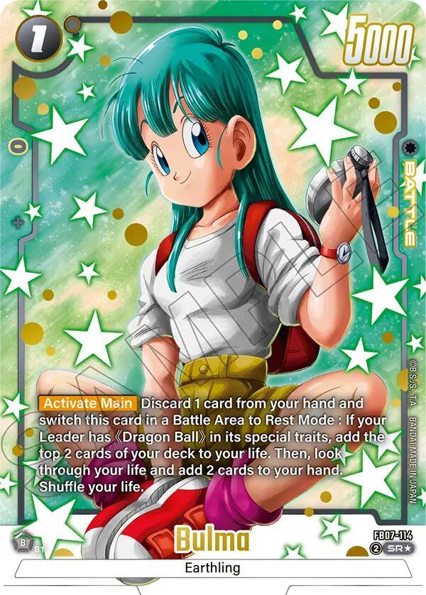 Bulma (FB07-114) (Alternate Art) [Wish For Shenron] (ONLINE ORDER ONLY)