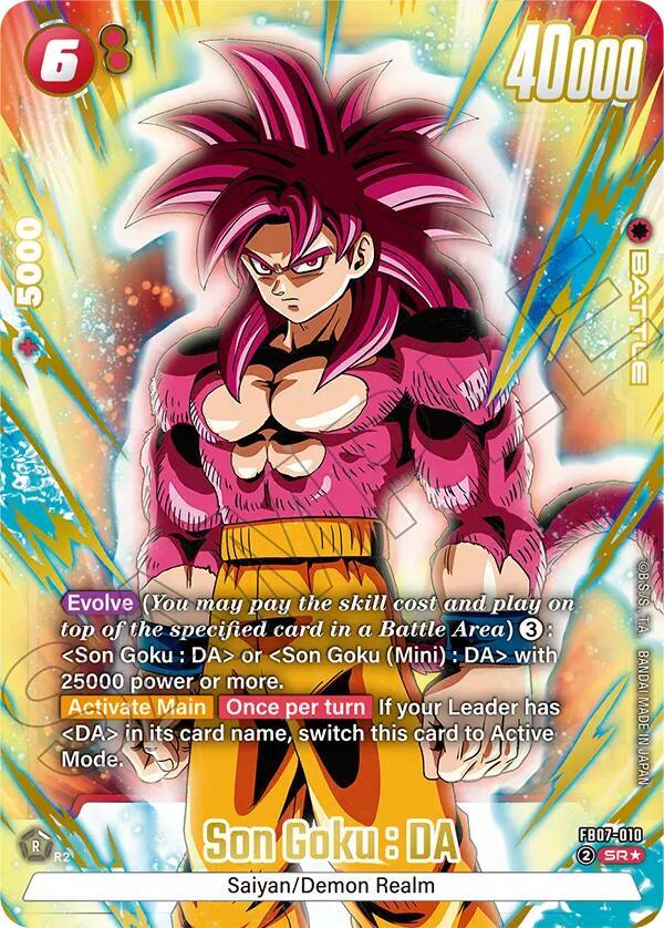 Son Goku : DA (FB07-010) (Alternate Art) [Wish For Shenron] (ONLINE ORDER ONLY)