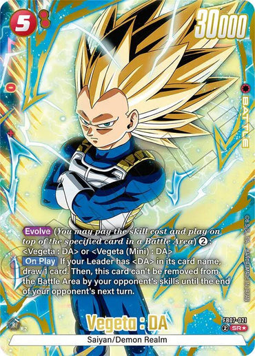 Vegeta : DA (FB07-021) (Alternate Art) [Wish For Shenron] (ONLINE ORDER ONLY)