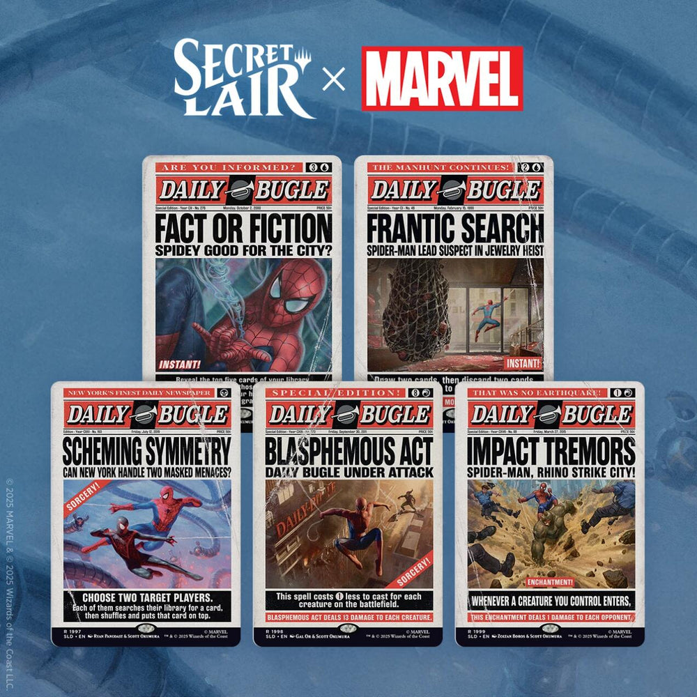 (Preorder) Secret Lair Drop: Secret Lair x Marvel's Spider-Man: Daily Bugle Breaking News (ONLINE ORDER ONLY)