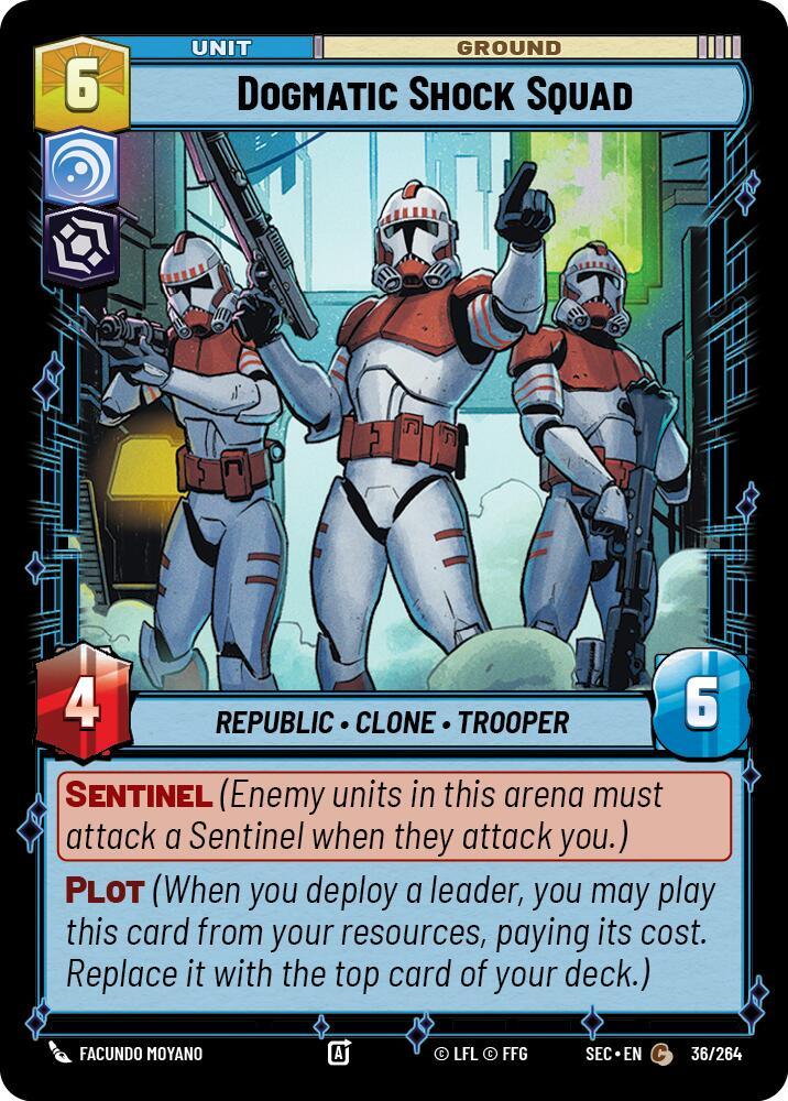 Dogmatic Shock Squad (36/264) (36/264) [Secrets of Power] (ONLINE ORDER ONLY)