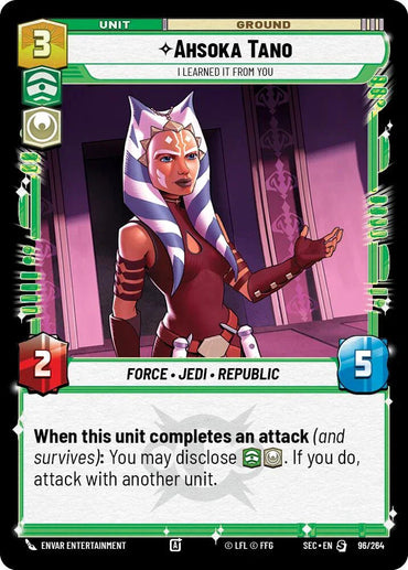 Ahsoka Tano - I Learned It from You (96/264) (96/264) [Secrets of Power] (ONLINE ORDER ONLY)