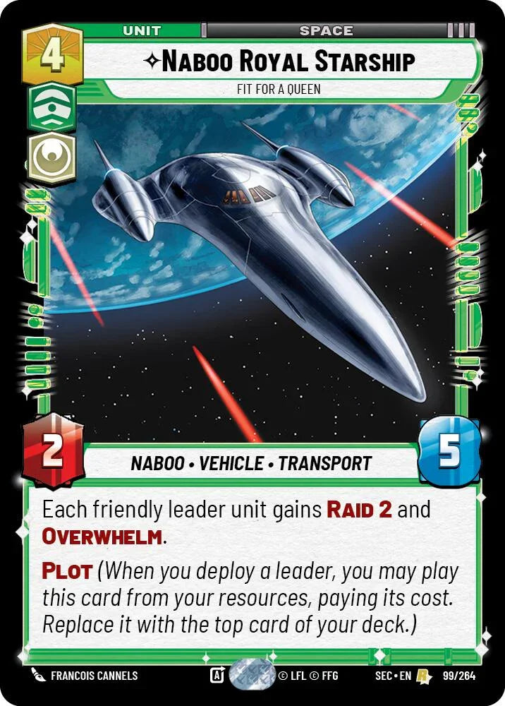 Naboo Royal Starship - Fit For A Queen (99/264) (99/264) [Secrets of Power] (ONLINE ORDER ONLY)