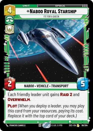 Naboo Royal Starship - Fit For A Queen (99/264) (99/264) [Secrets of Power] (ONLINE ORDER ONLY)
