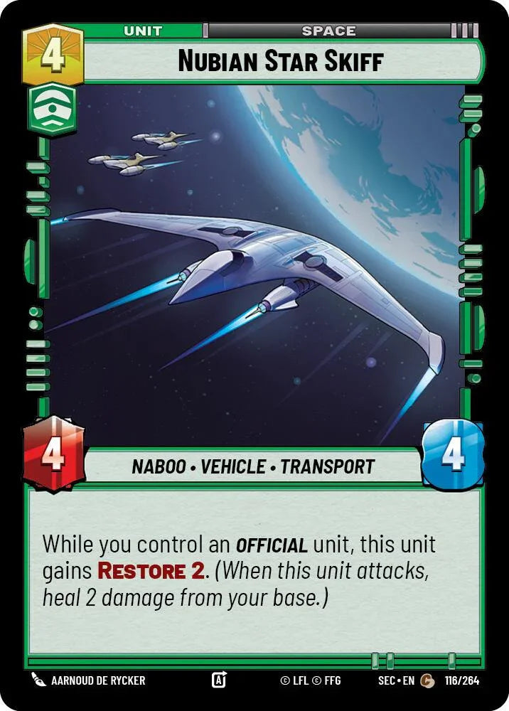 Nubian Star Skiff (116/264) (116/264) [Secrets of Power] (ONLINE ORDER ONLY)