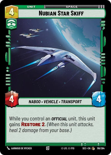 Nubian Star Skiff (116/264) (116/264) [Secrets of Power] (ONLINE ORDER ONLY)
