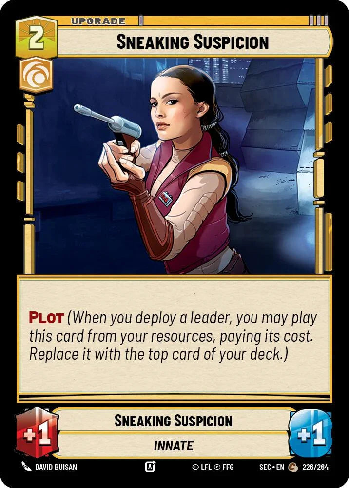 Sneaking Suspicion (226/264) (226/264) [Secrets of Power] (ONLINE ORDER ONLY)
