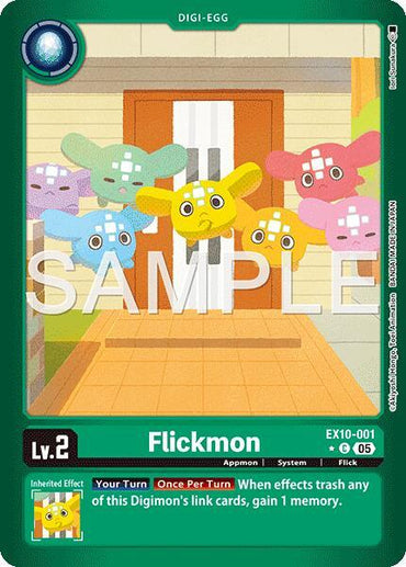 Flickmon [EX10-001] (Limited Foil) [Sinister Order] (ONLINE ORDER ONLY)
