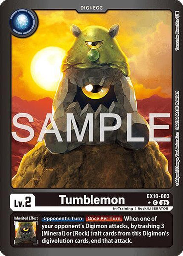 Tumblemon [EX10-003] (Limited Foil) [Sinister Order] (ONLINE ORDER ONLY)