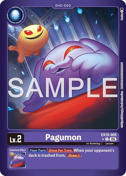 Pagumon [EX10-005] (Limited Foil) [Sinister Order] (ONLINE ORDER ONLY)