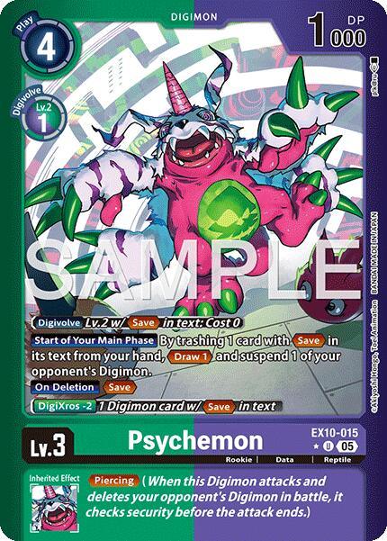 Psychemon [EX10-015] (Limited Foil) [Sinister Order] (ONLINE ORDER ONLY)