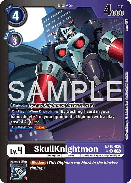 SkullKnightmon [EX10-026] (Limited Foil) [Sinister Order] (ONLINE ORDER ONLY)