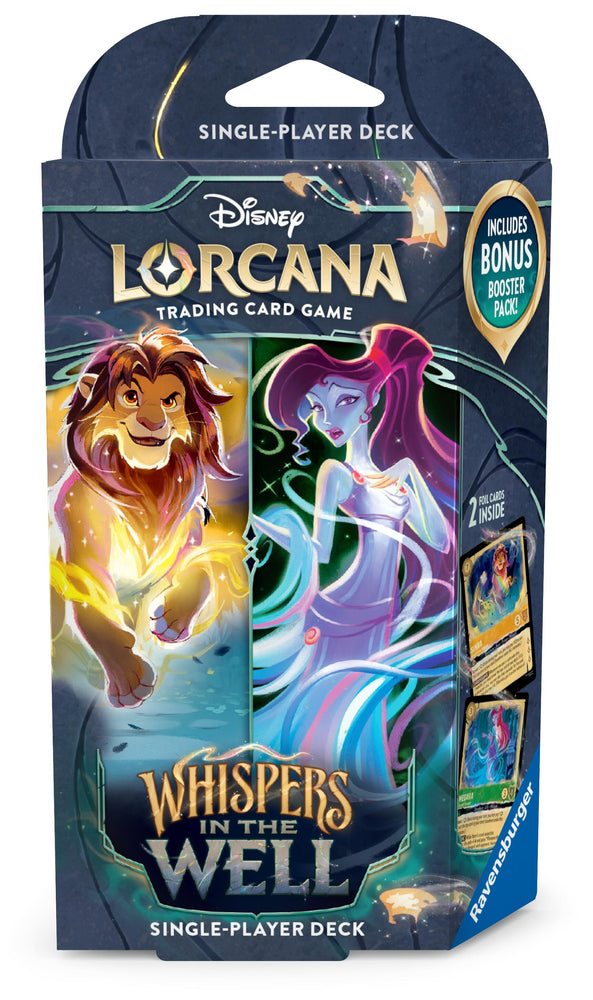 Disney Lorcana: Whispers in the Well Starter Deck (Amber & Emerald) [10] (ONLINE ORDER ONLY)