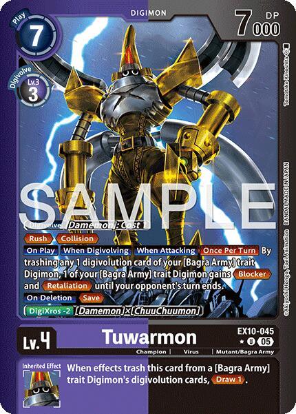Tuwarmon [EX10-045] (Limited Foil) [Sinister Order] (ONLINE ORDER ONLY)