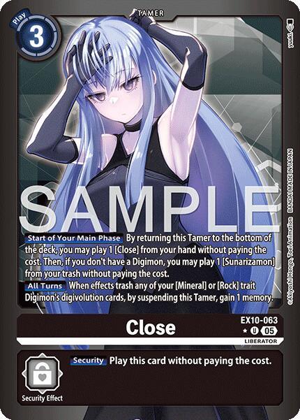 Close [EX10-063] (Limited Foil) [Sinister Order] (ONLINE ORDER ONLY)