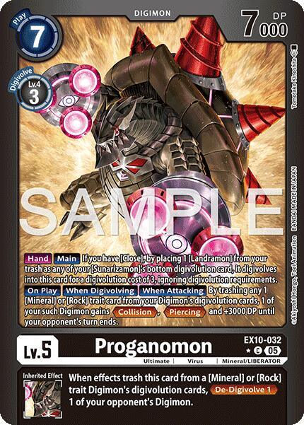Proganomon [EX10-032] (Limited Foil) [Sinister Order] (ONLINE ORDER ONLY)