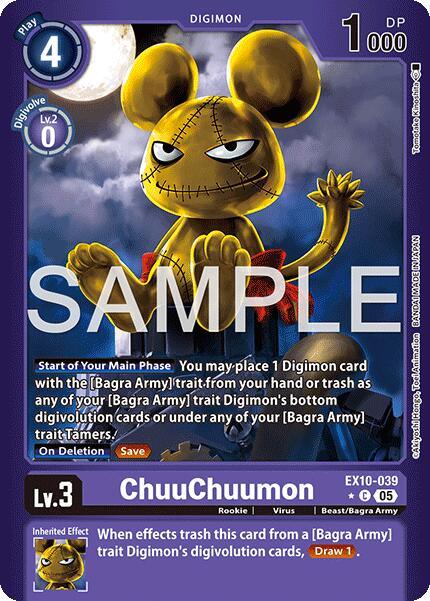 ChuuChuumon [EX10-039] (Limited Foil) [Sinister Order] (ONLINE ORDER ONLY)