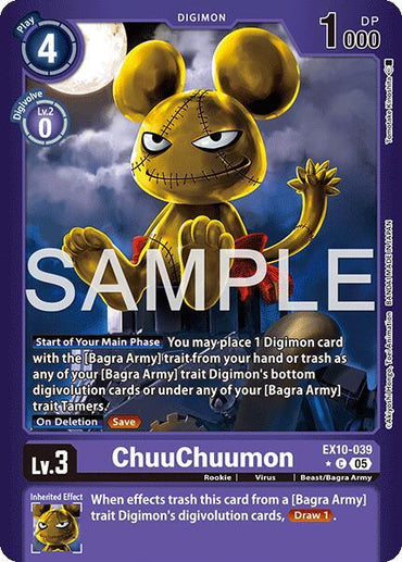 ChuuChuumon [EX10-039] (Limited Foil) [Sinister Order] (ONLINE ORDER ONLY)