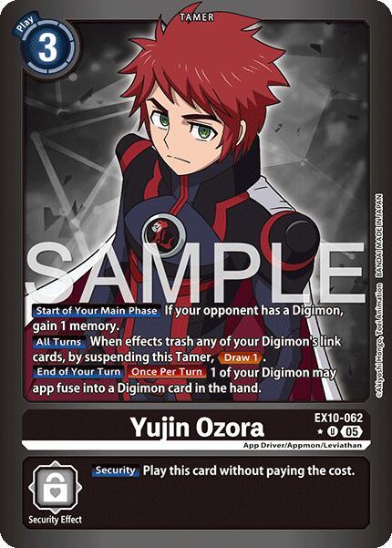 Yujin Ozora [EX10-062] (Limited Foil) [Sinister Order] (ONLINE ORDER ONLY)