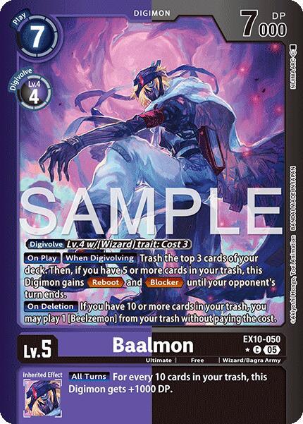 Baalmon [EX10-050] (Limited Foil) [Sinister Order] (ONLINE ORDER ONLY)