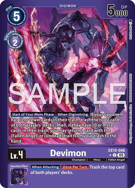 Devimon [EX10-046] (Limited Foil) [Sinister Order] (ONLINE ORDER ONLY)