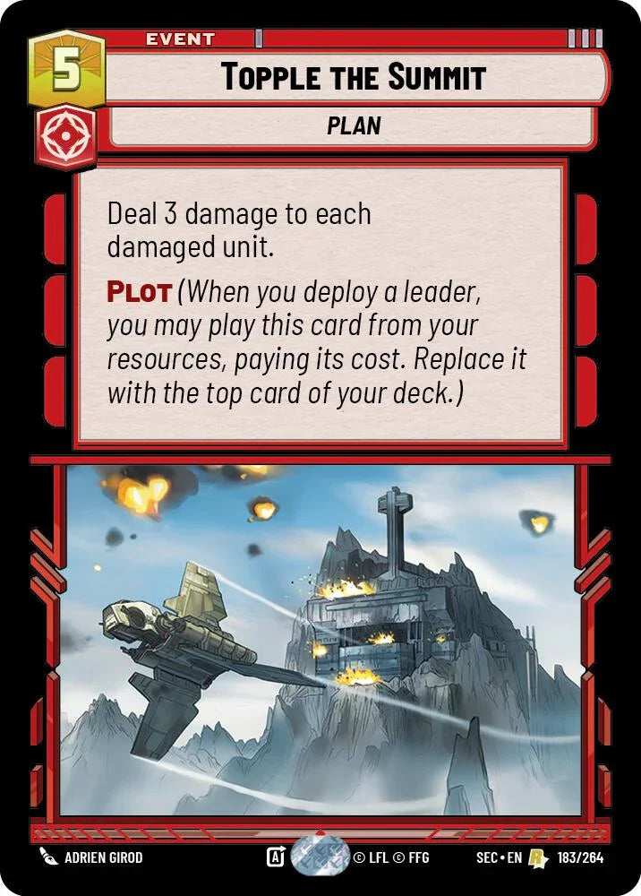 Topple the Summit (183/264) (183/264) [Secrets of Power] (ONLINE ORDER ONLY)