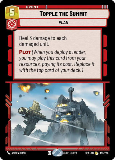 Topple the Summit (183/264) (183/264) [Secrets of Power] (ONLINE ORDER ONLY)