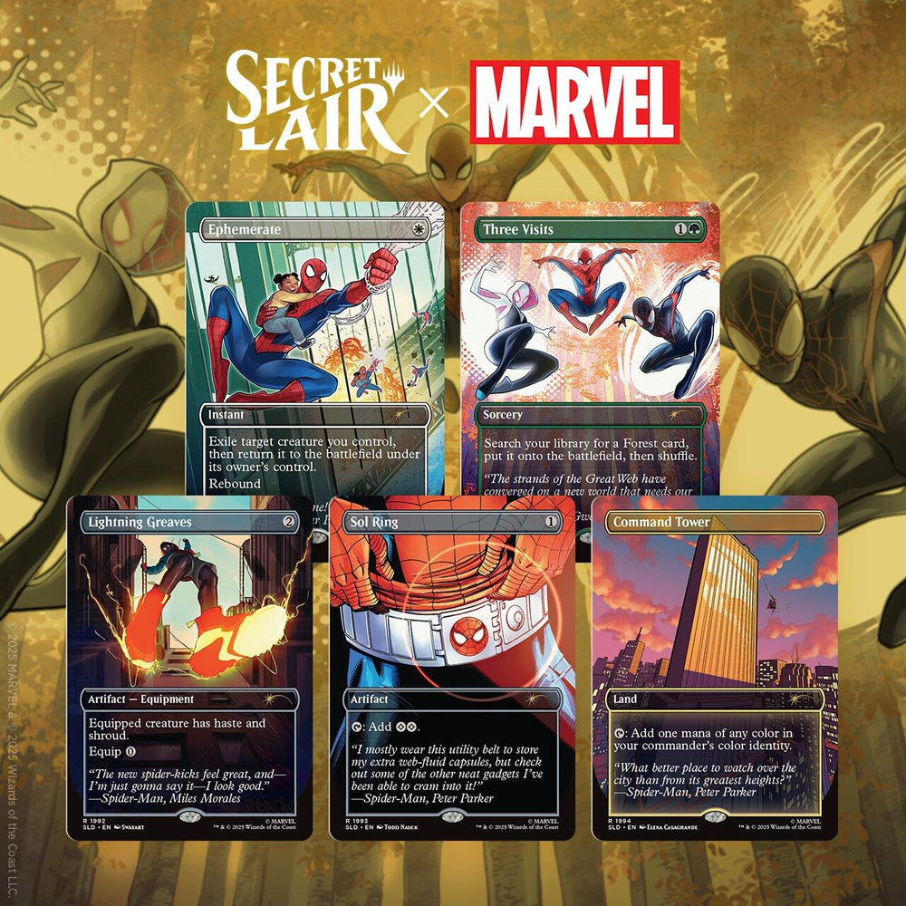 (Preorder) Secret Lair Drop: Secret Lair x Marvel's Spider-Man: Heroic Deeds (ONLINE ORDER ONLY)