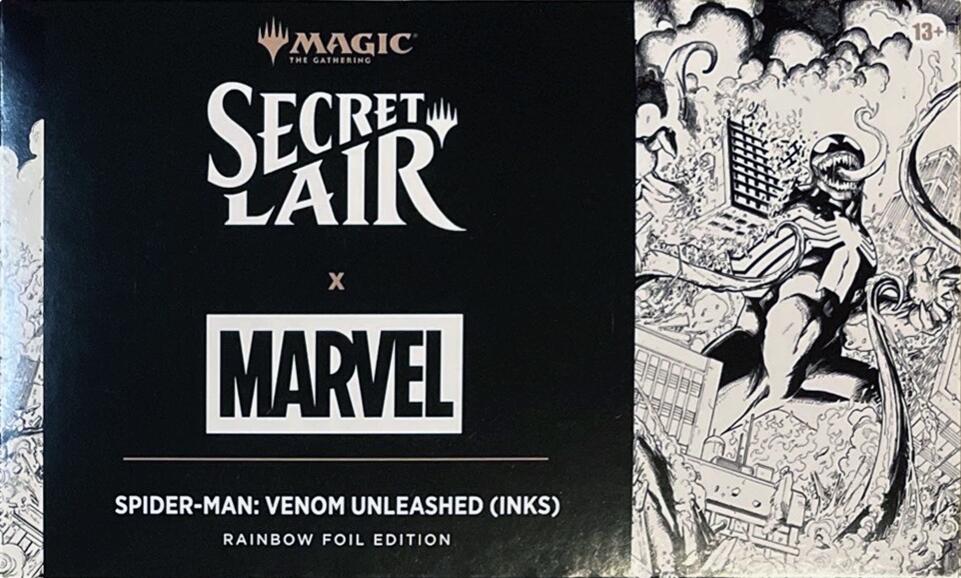 Secret Lair Drop: Secret Lair x Marvel's Spider-Man: Venom Unleashed (Inks) - Rainbow Foil Edition [SLD] (ONLINE ORDER ONLY)
