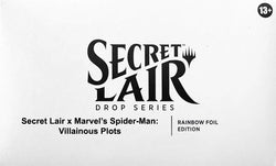 (Preorder) Secret Lair Drop: Secret Lair x Marvel's Spider-Man: Villainous Plots (Rainbow Foil Edition) (ONLINE ORDER ONLY)