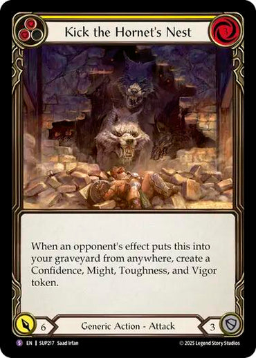 Kick the Hornet's Nest [SUP217] (Super Slam)  Rainbow Foil