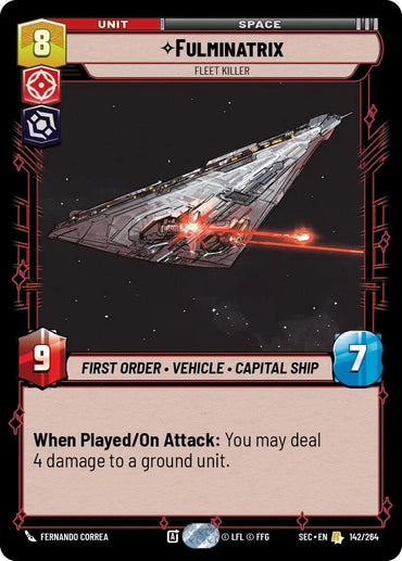 Fulminatrix (142/264) - Fleet Killer (142/264) [Secrets of Power] (ONLINE ORDER ONLY)