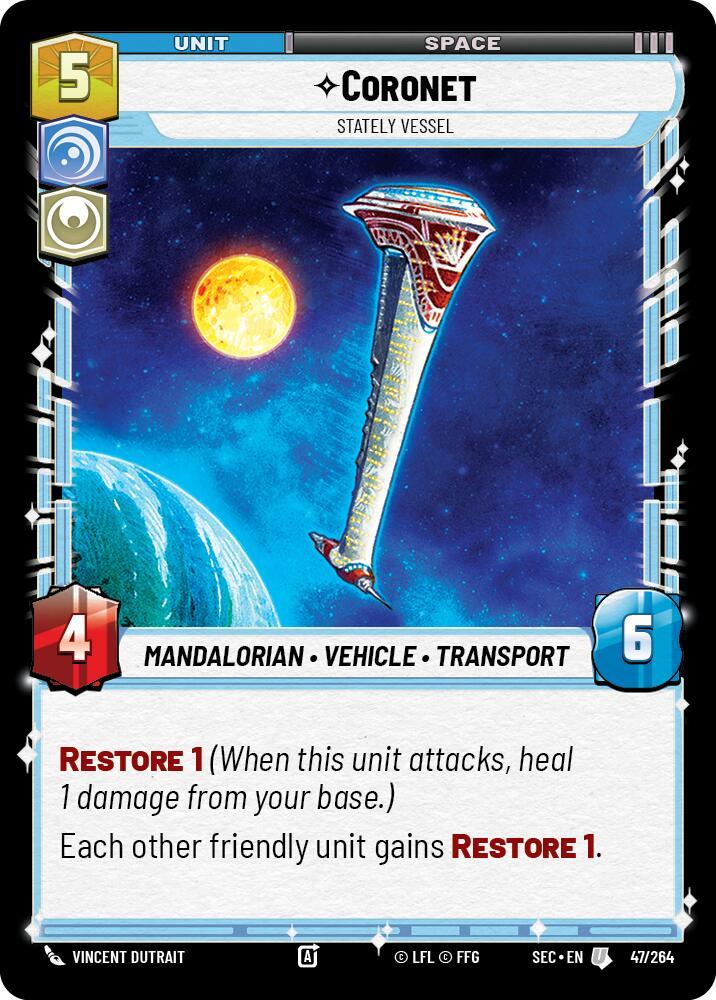 Coronet (47/264) - Stately Vessel (47/264) [Secrets of Power] (ONLINE ORDER ONLY)