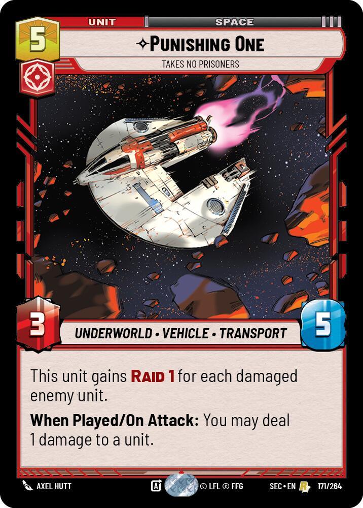 Punishing One (171/264) - Takes No Prisoners (171/264) [Secrets of Power] (ONLINE ORDER ONLY)