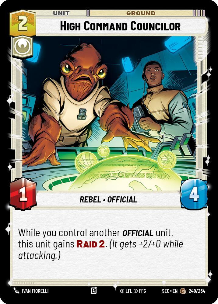 High Command Councilor (249/264) (249/264) [Secrets of Power] (ONLINE ORDER ONLY)