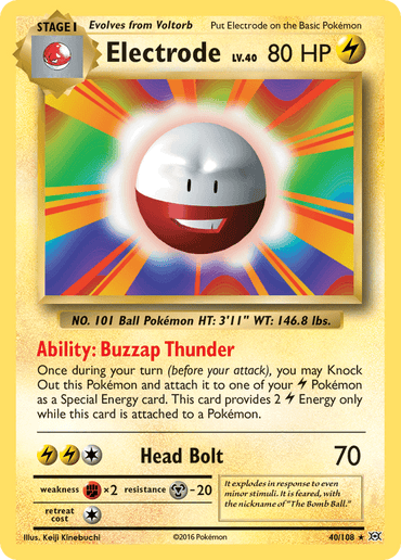Electrode (40/108) [XY: Evolutions] (Online Only)