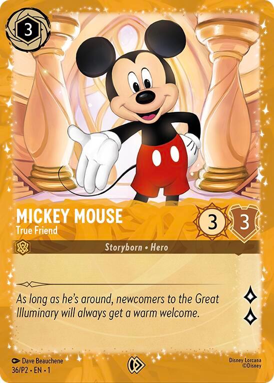 Mickey Mouse - True Friend (Puzzle Promo) (36) [Promo Cards] (ONLINE ORDER ONLY)