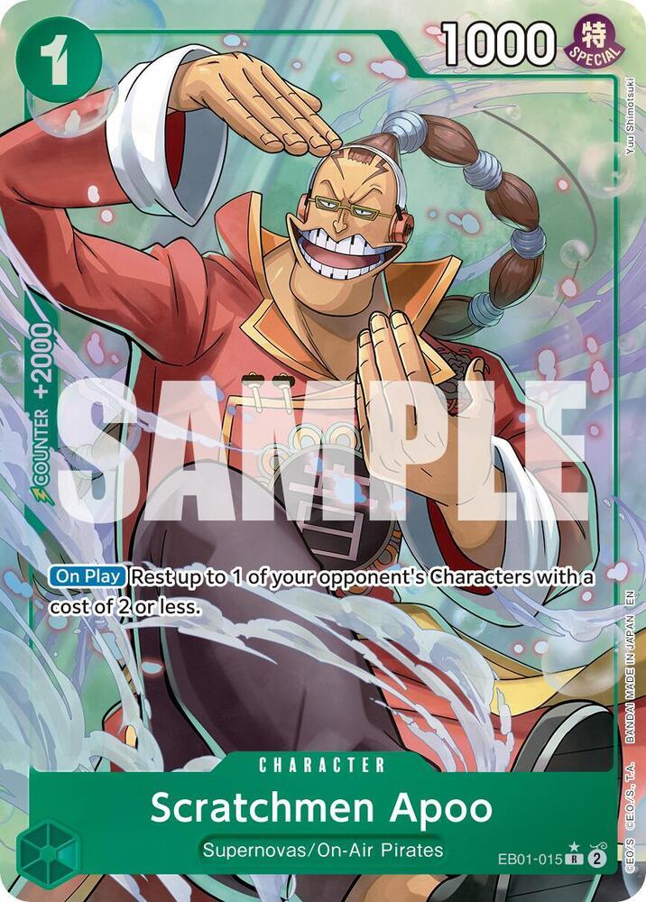 Scratchmen Apoo (Alternate Art) [Premium Booster -The Best- Vol. 2] (ONLINE ORDER ONLY)