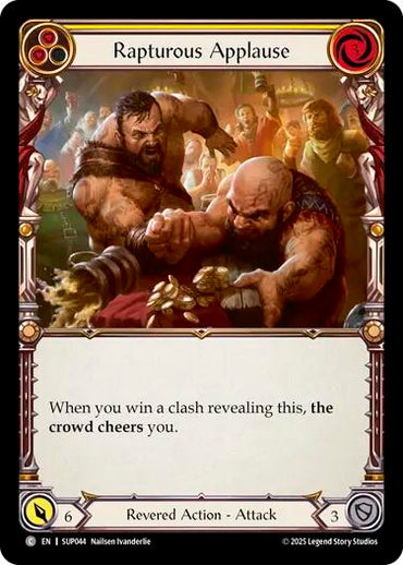 Rapturous Applause (Yellow) [SUP044] (Super Slam)  Rainbow Foil