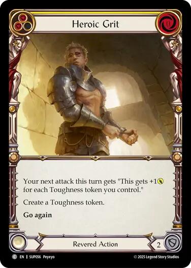 Heroic Grit [SUP056] (Super Slam)  Rainbow Foil