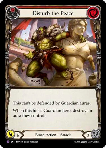 Disturb the Peace [SUP130] (Super Slam)  Rainbow Foil