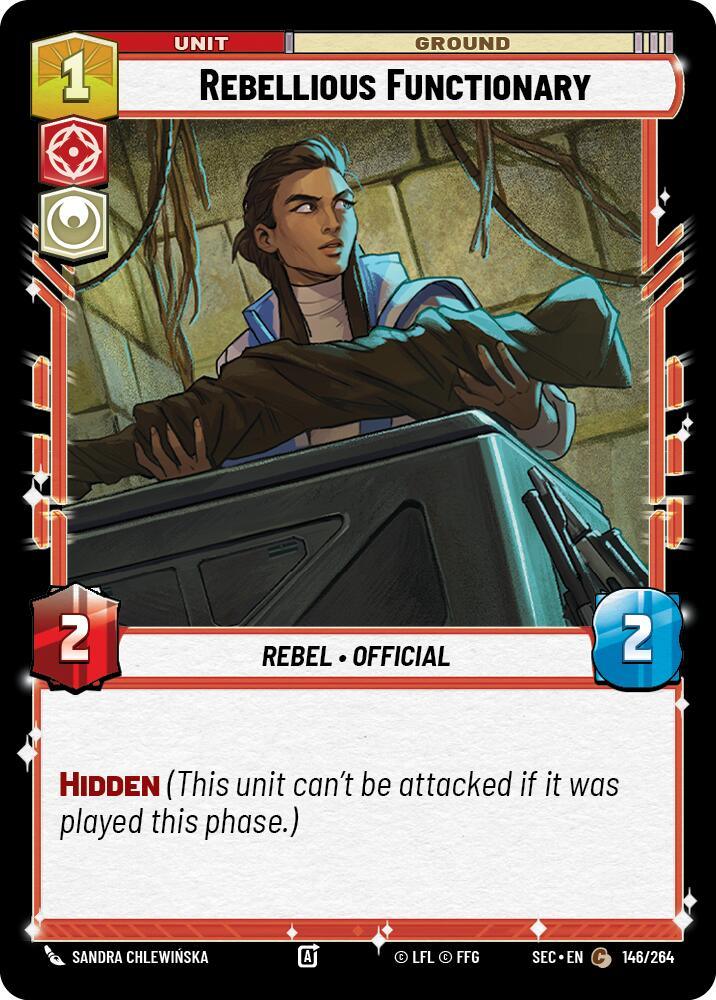 Rebellious Functionary (146/264) (146/264) [Secrets of Power] (ONLINE ORDER ONLY)