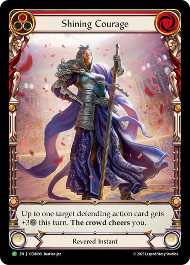 Shining Courage [GEM090] (GEM Pack 3)  Rainbow Foil