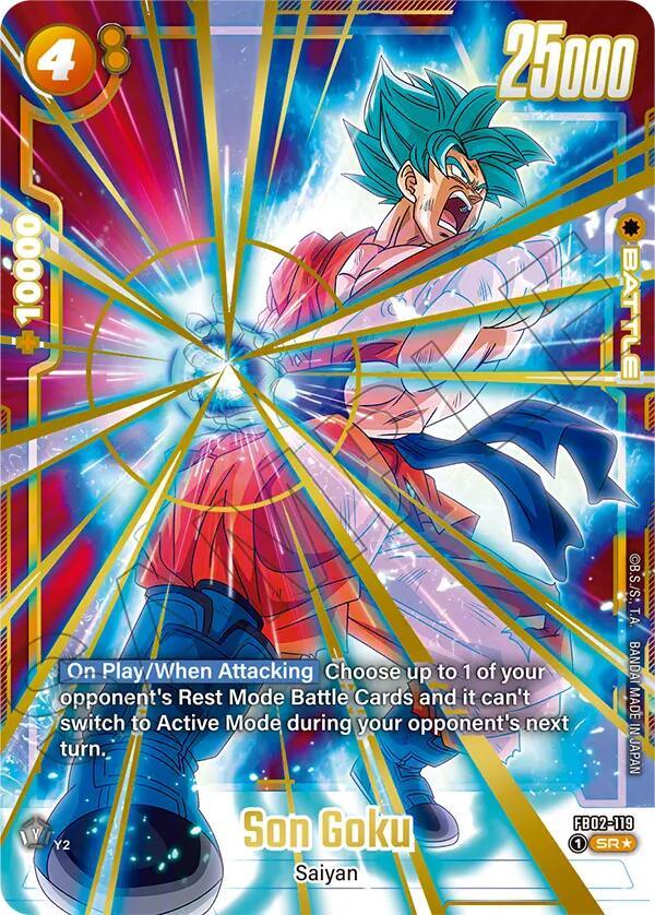 Son Goku (FB02-119) (Gold) [Fusion World Promotion Cards] (ONLINE ORDER ONLY)