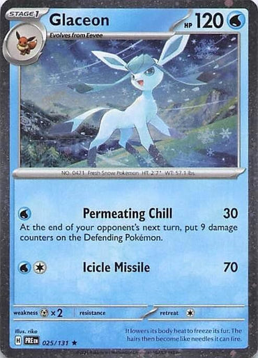Glaceon (025/131) (Cosmos Holo) [Miscellaneous Cards] (ONLINE ORDER ONLY)