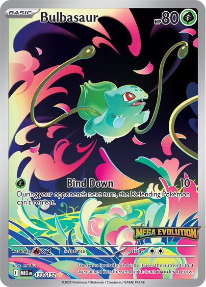Bulbasaur (133/132) (Mega Evolution) [Mega Evolutions: Base Set] (ONLINE ORDER ONLY)
