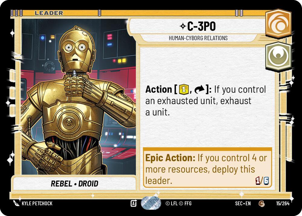 C-3PO (15/264) - Human-Cyborg Relations (15/264) [Secrets of Power] (ONLINE ORDER ONLY)