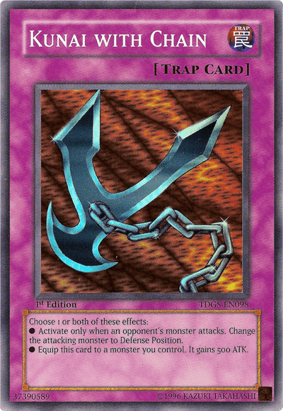 Kunai with Chain [TDGS-EN098] Super Rare (ONLINE ORDER ONLY)