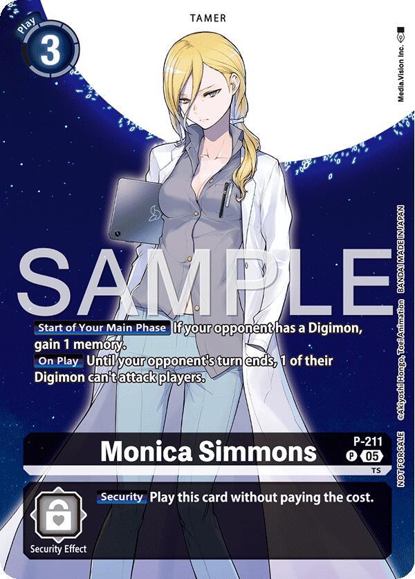 Monica Simmons [P-211] (Hacker's Slumber Box Promotion Pack) [Promotional Cards] (ONLINE ORDER ONLY)