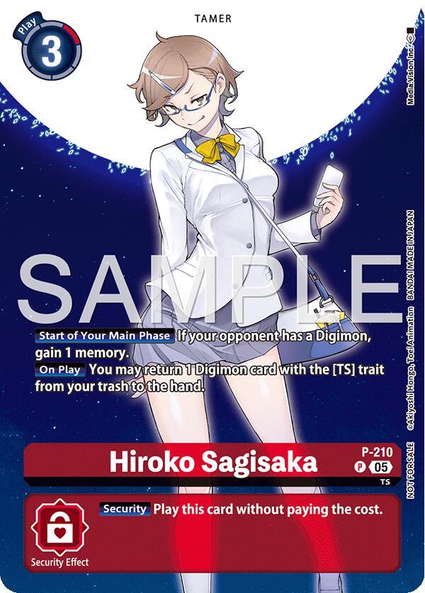 Hiroko Sagisaka [P-210] (Hacker's Slumber Box Promotion Pack) [Promotional Cards] (ONLINE ORDER ONLY)